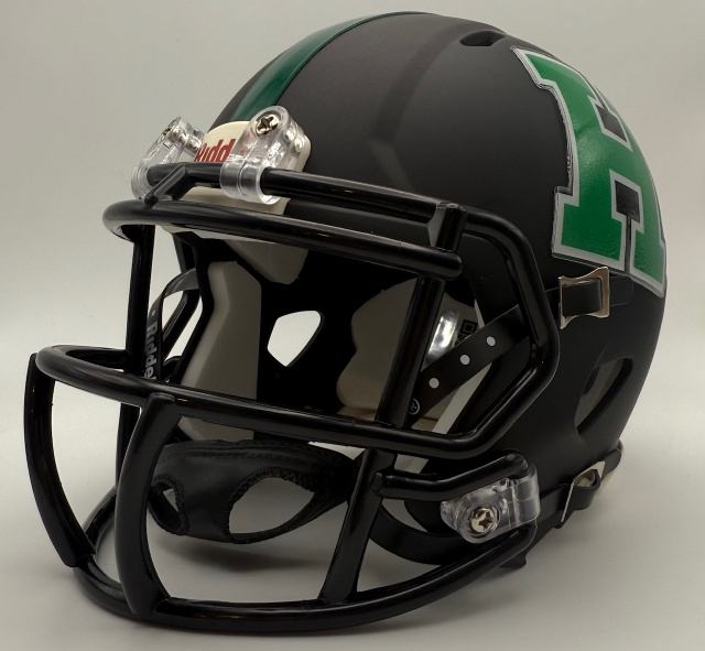 Highland Hornets HS (OH) 2019 helmet Matte Black
